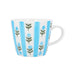 Gisela Graham Ceramic Mug - Blue Stripe Flower