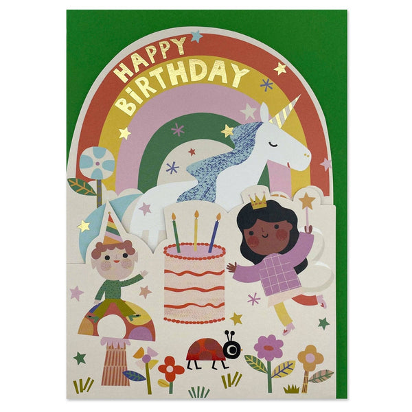 Raspberry Blossom Happy Birthday - Have A Magical Day Childrens Birthday Card