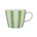 Gisela Graham Stoneware Mug - Green Stripe