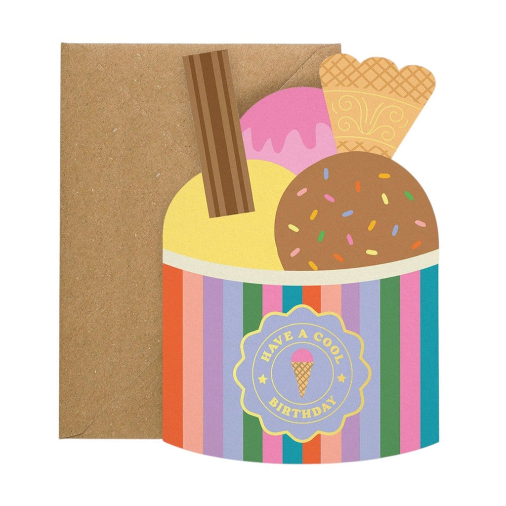 Mifkins Ice-Cream Birthday Card