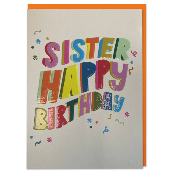 Raspberry Blossom Sister Happy Birthday
