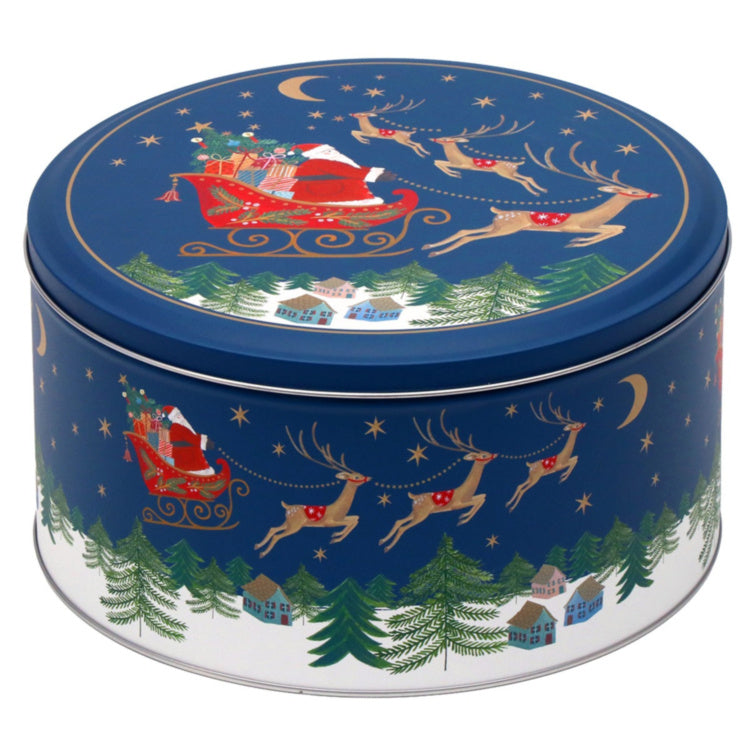 Gisela Graham Nostalgia Sleigh Cake Tin