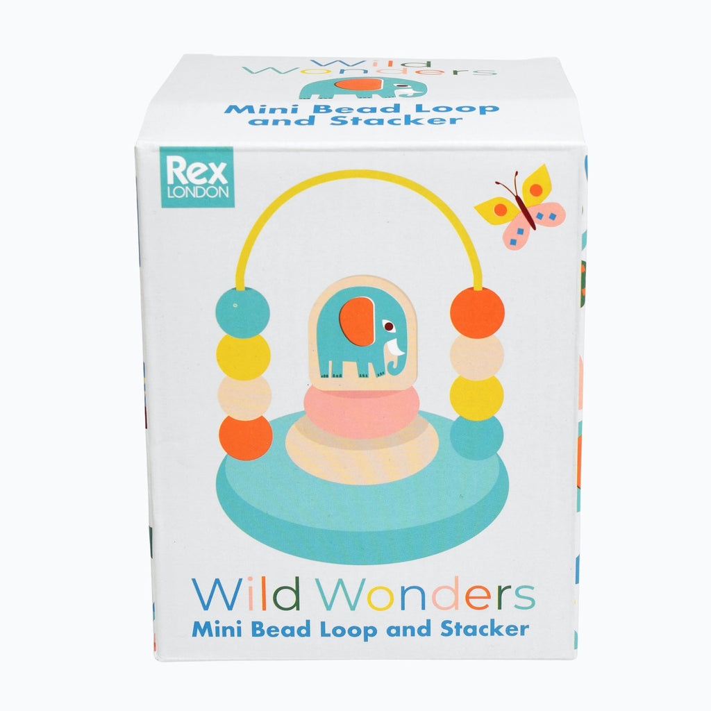 Rex London Wild Wonders Mini Bead Loop And Stacker Toy