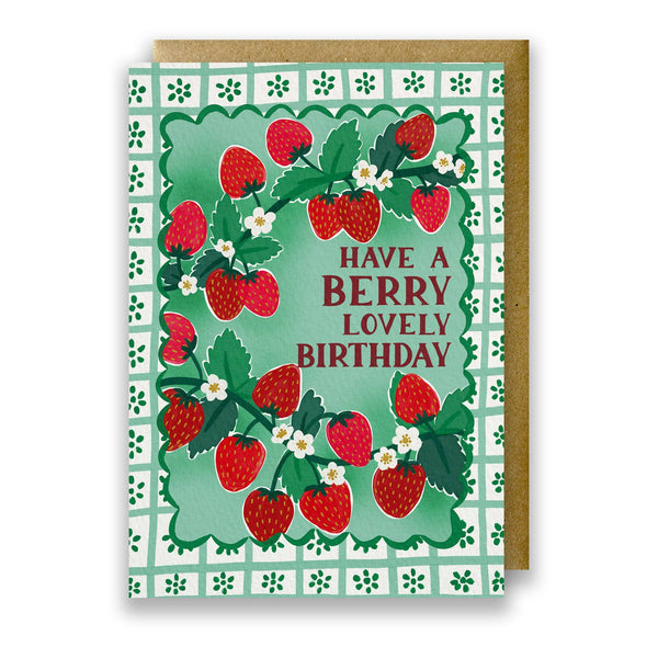 Jessie Maeve Palermo Picnic Berry Lovely Birthday Card