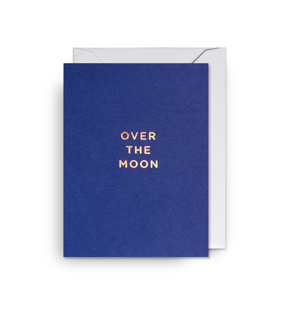 Over The Moon Mini Card - Lagom Design