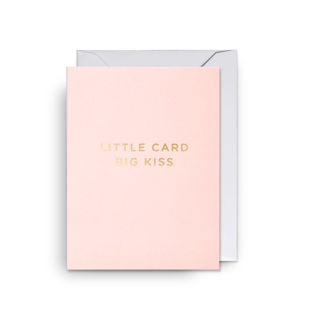 Little Card Big Kiss Mini Card - Lagom Design