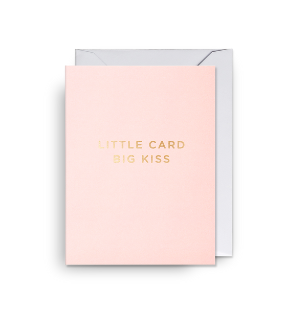 Little Card Big Kiss Mini Card - Lagom Design