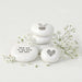 East of India Porcelain Pebble - Moon & Back