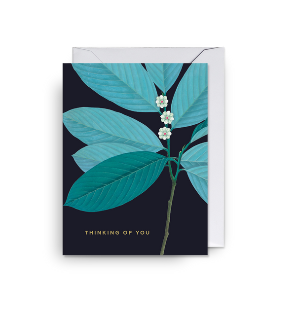 Lagom Design Thinking of You Botanical Mini Card - Mini Card