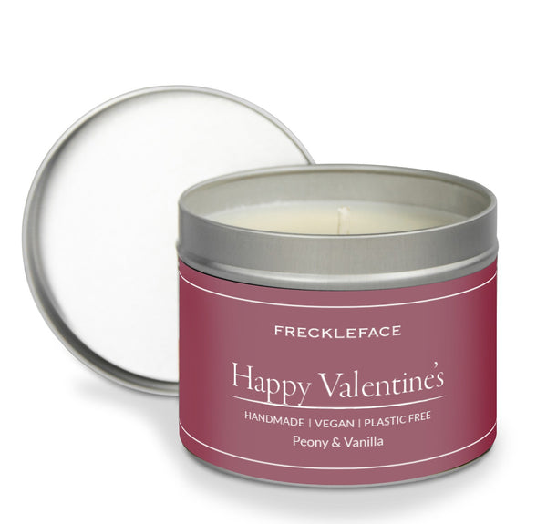 Freckleface Valentine's Day Large Tin Candle