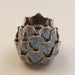 Gisela Graham Ceramic T-Lite Holder - Blue/Brown Reactive Glaze