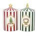 Gisela Graham Candle Jar - Stripes