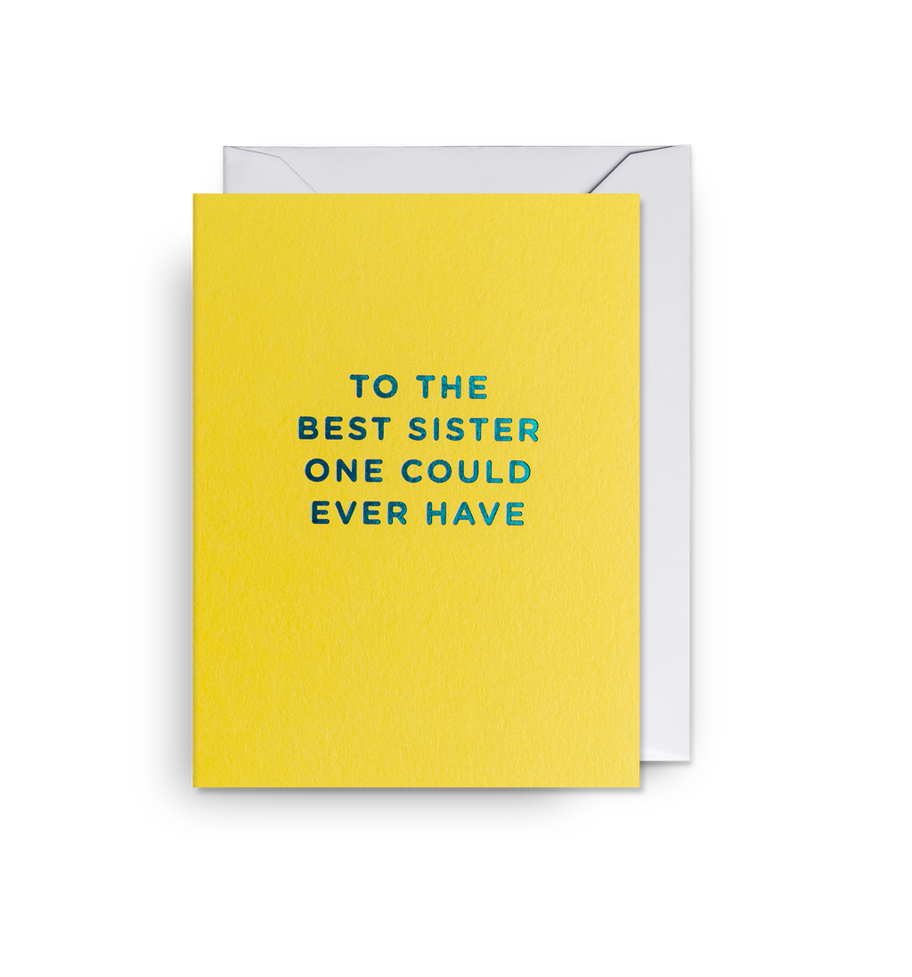 Lagom Design To the Best Sister One Could Ever Have - Mini Card