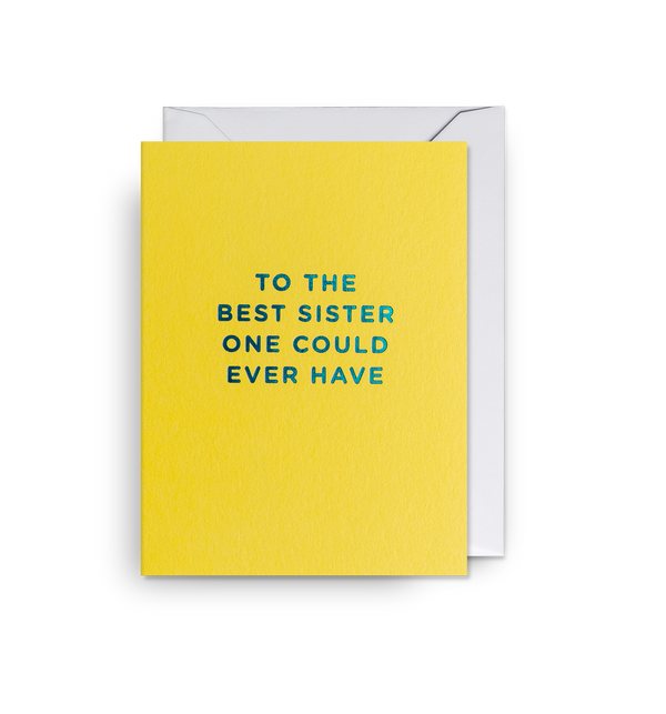 Lagom Design To the Best Sister One Could Ever Have - Mini Card