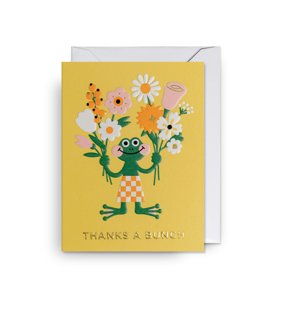 Lagom Design Thanks a Bunch Thank You Card - Mini Card