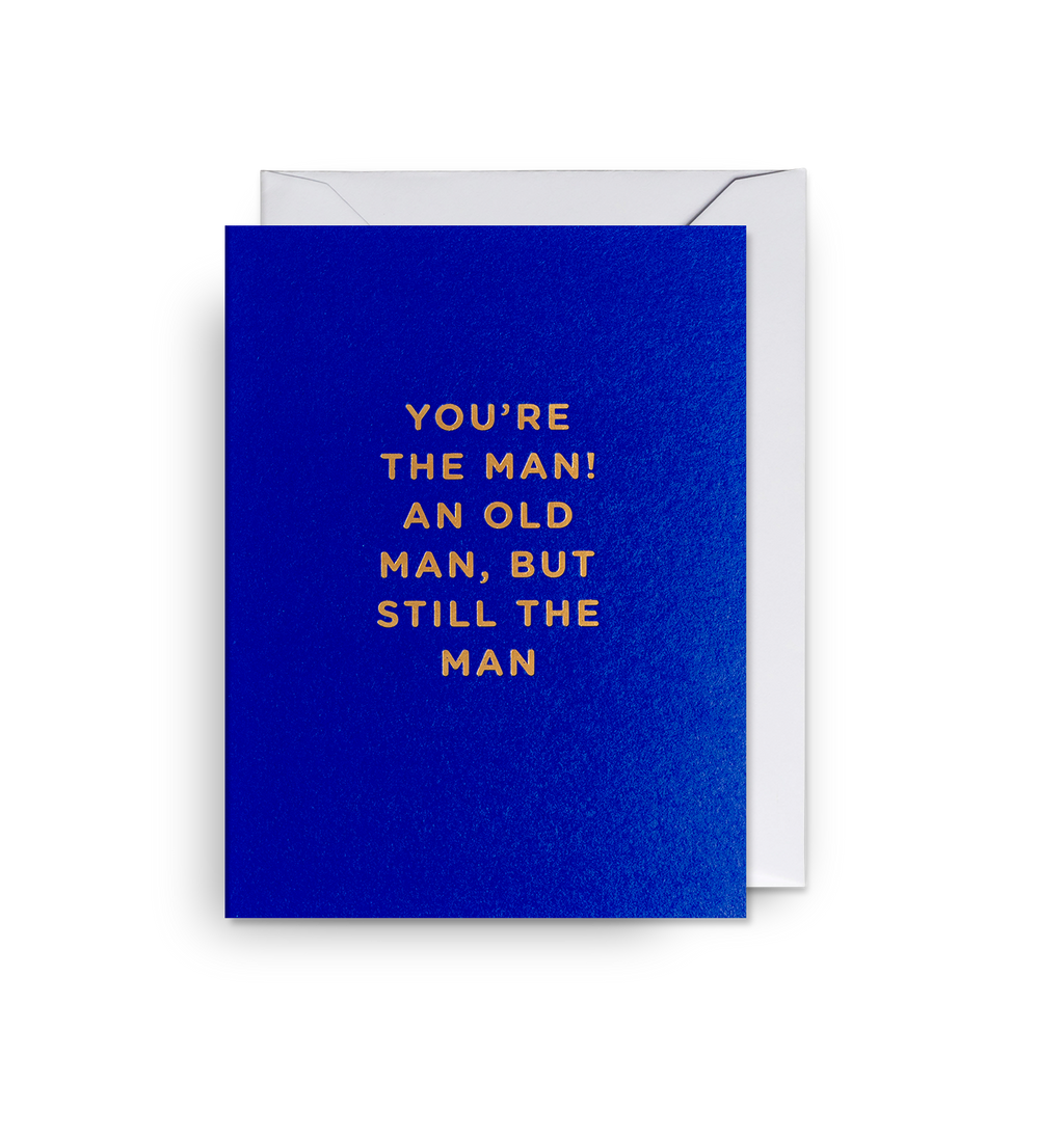 Lagom Design You’re the Man! Birthday Card - Mini Card