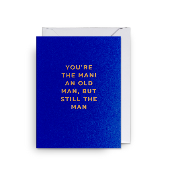 Lagom Design You’re the Man! Birthday Card - Mini Card