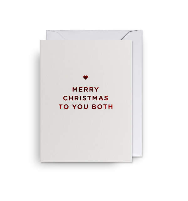 Lagom Design To You Both Mini Christmas Card