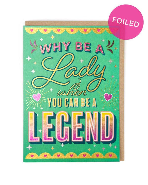 Cath Tate Lady Legend Friendship Card