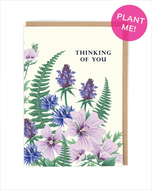 Cath Tate Thinking Of You Plantable Seed Card