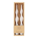 Gisela Graham Taper Candles - White Twist