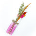 DIP DYE candles with flower bouquet - Assorted Colours