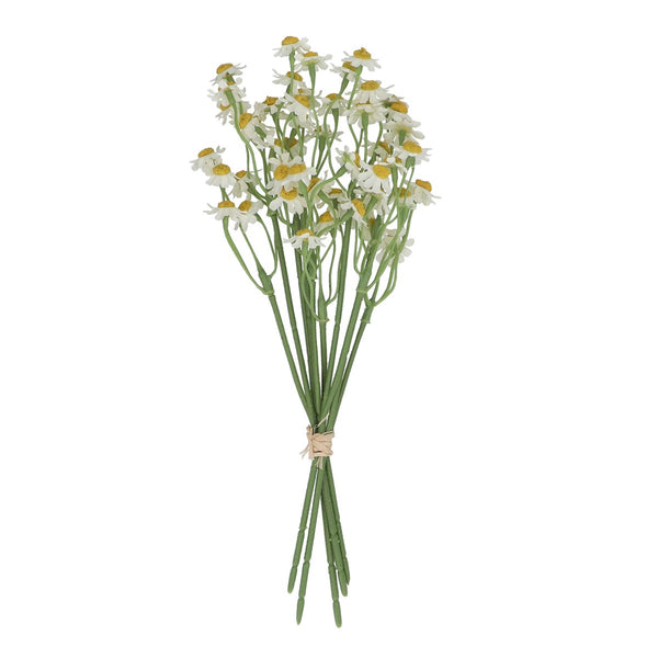 Gisela Graham Artificial Feverfew Daisy Bunch