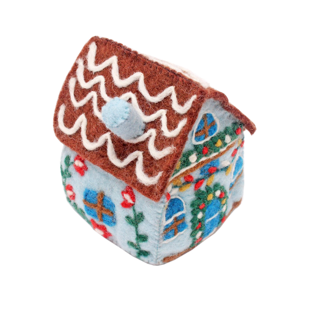Fiona Walker Gingerbread House Shelf Decoration