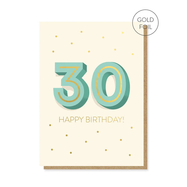 Stormy Knight The Big 3-0 Birthday Card