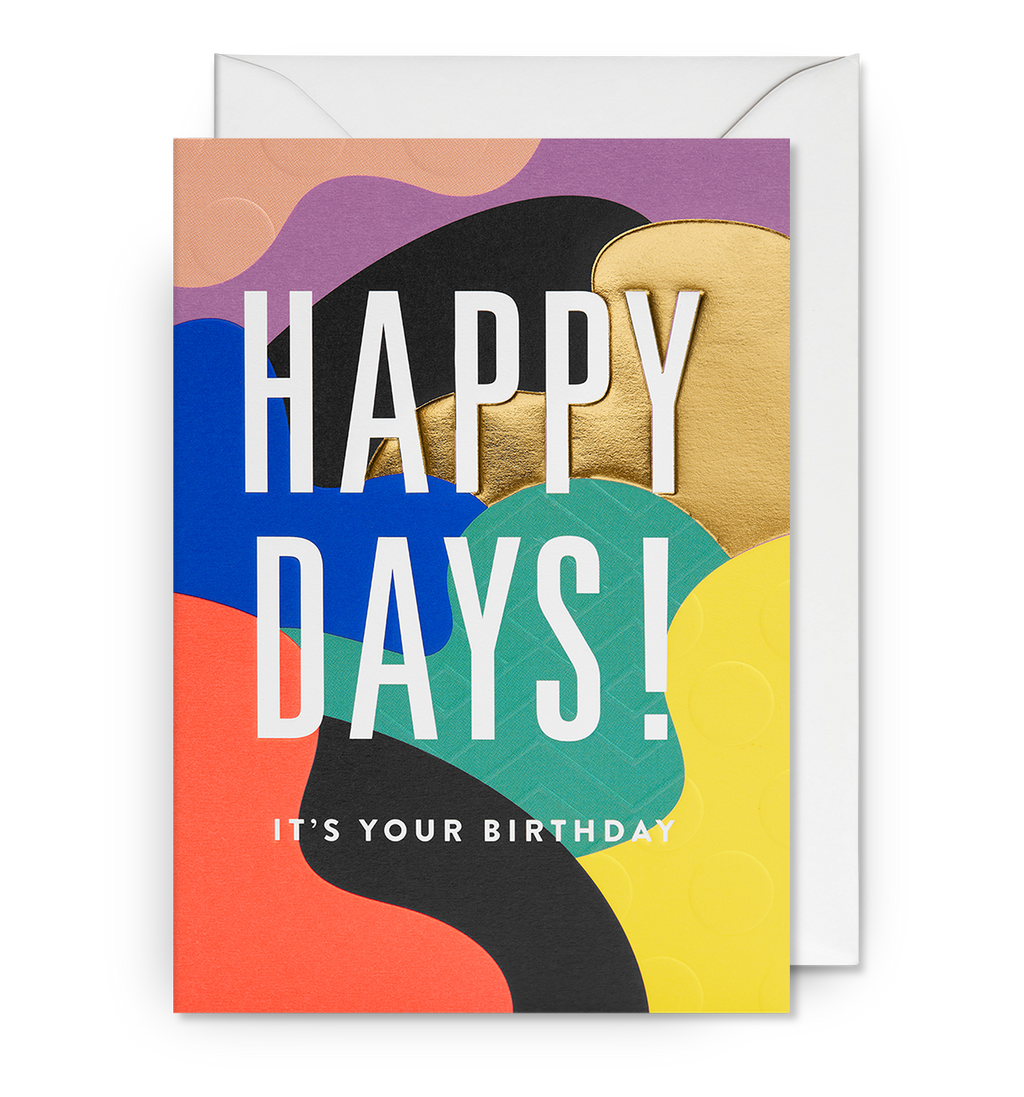 Postco - Happy Days! It's Your Birthday Greeting Card - Lagom Design