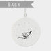 East of India Flat Porcelain Bauble - Robins Most Wonderful
