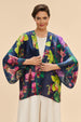 Powder Exotic Evening in Ink Kimono Jacket