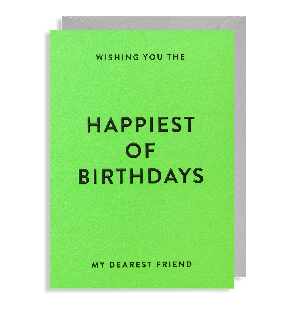 Happiest of Birthdays Greetings Card - Lagom Design