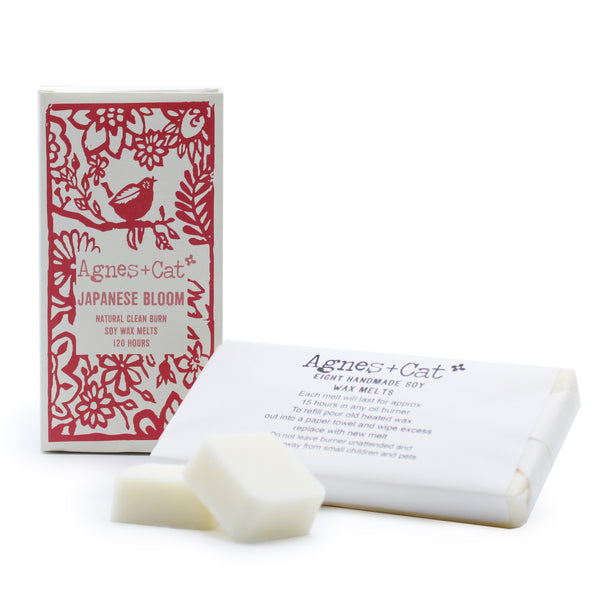 Agnes + Cat Box of 8 Wax Melts - Japanese Bloom