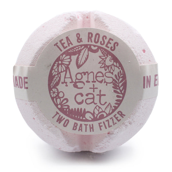 Agnes + Cat Two Bath Fizzer - Tea + Roses