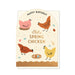 Stormy Knight Spring Chicken Card, Birthday Card Luxury Foil Card