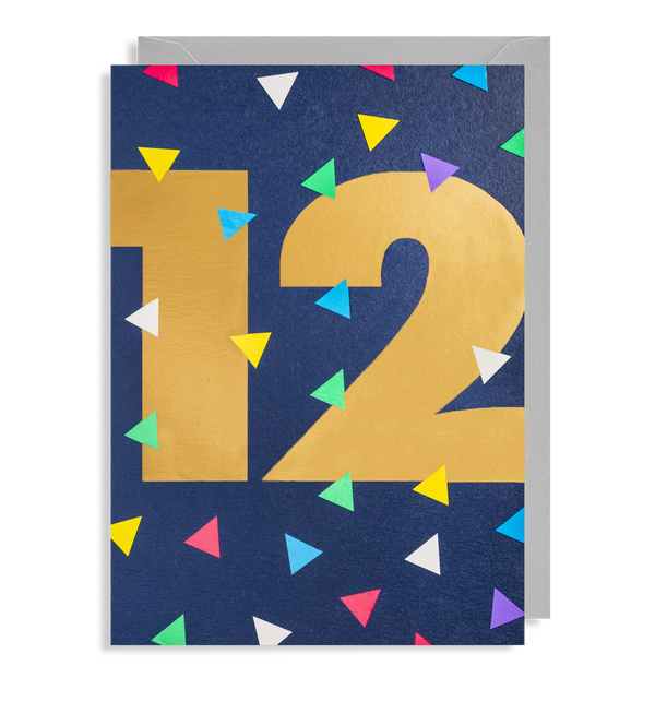 12 Kid's Milestone Birthday Card - Lagom Design