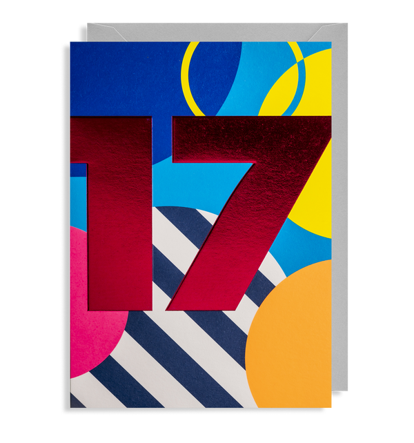 17 Teen’s Milestone Birthday Card - Lagom Design