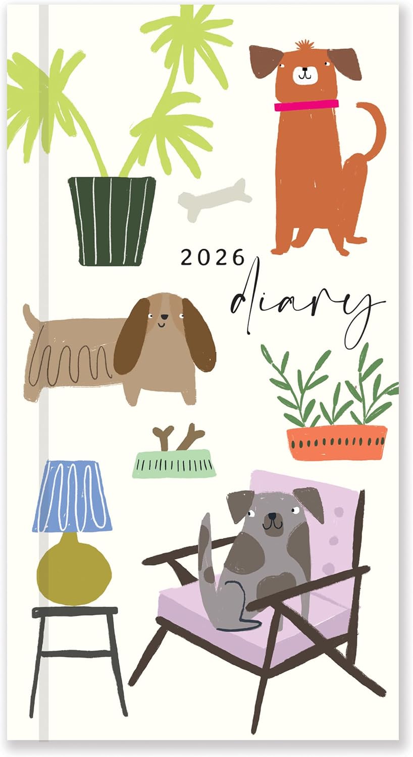 2026 Caroline Gardner Dogs Slim Diary