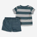 LYLE & SCOTT Blue & White Shorts & T Shirt Set, RRP £30