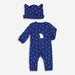 Baby Boden Two Pack Blue Halloween Cat Set
