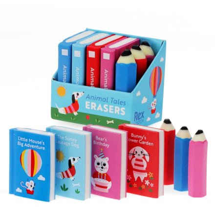 S/7 Animal Tales Erasers