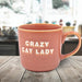 Pink Crazy Cat Lady Mug