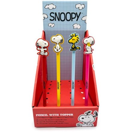 Peanuts Snoopy & Woodstock Pencil with PVC Topper