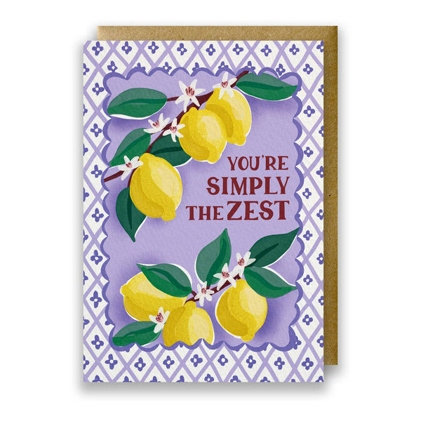 Jessie Maeve Palermo Picnic Simply the Zest Lemon Card