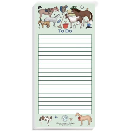 Horses To Do List 100 Sheets