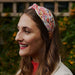Forever England / Millie Mae Eve Wide Headband - Cream / Pink