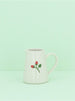 Gisela Graham Strawberries Stoneware Mini Jug