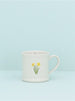 Gisela Graham Daffodil Stoneware Mini Mug