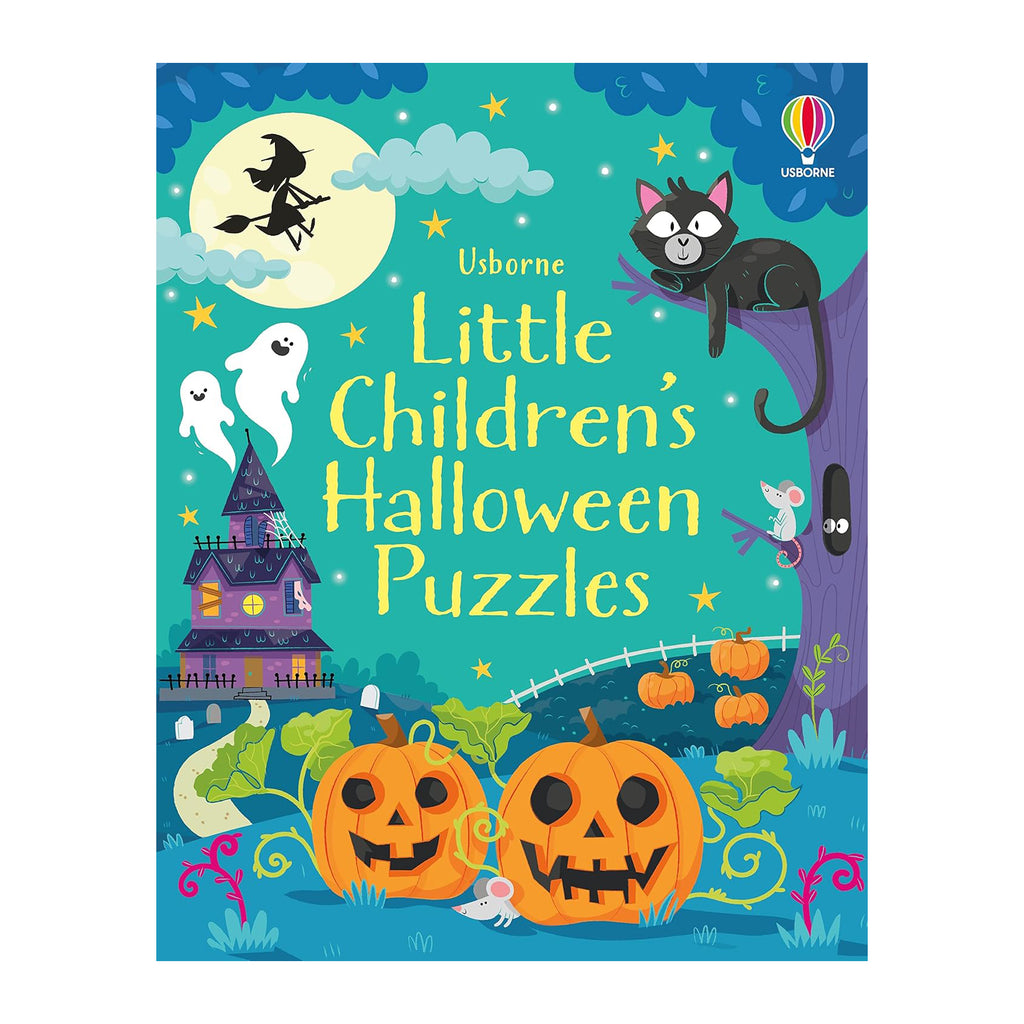 Little Children's Halloween Puzzles (Little Children's Puzzles): A Halloween Book for Kids